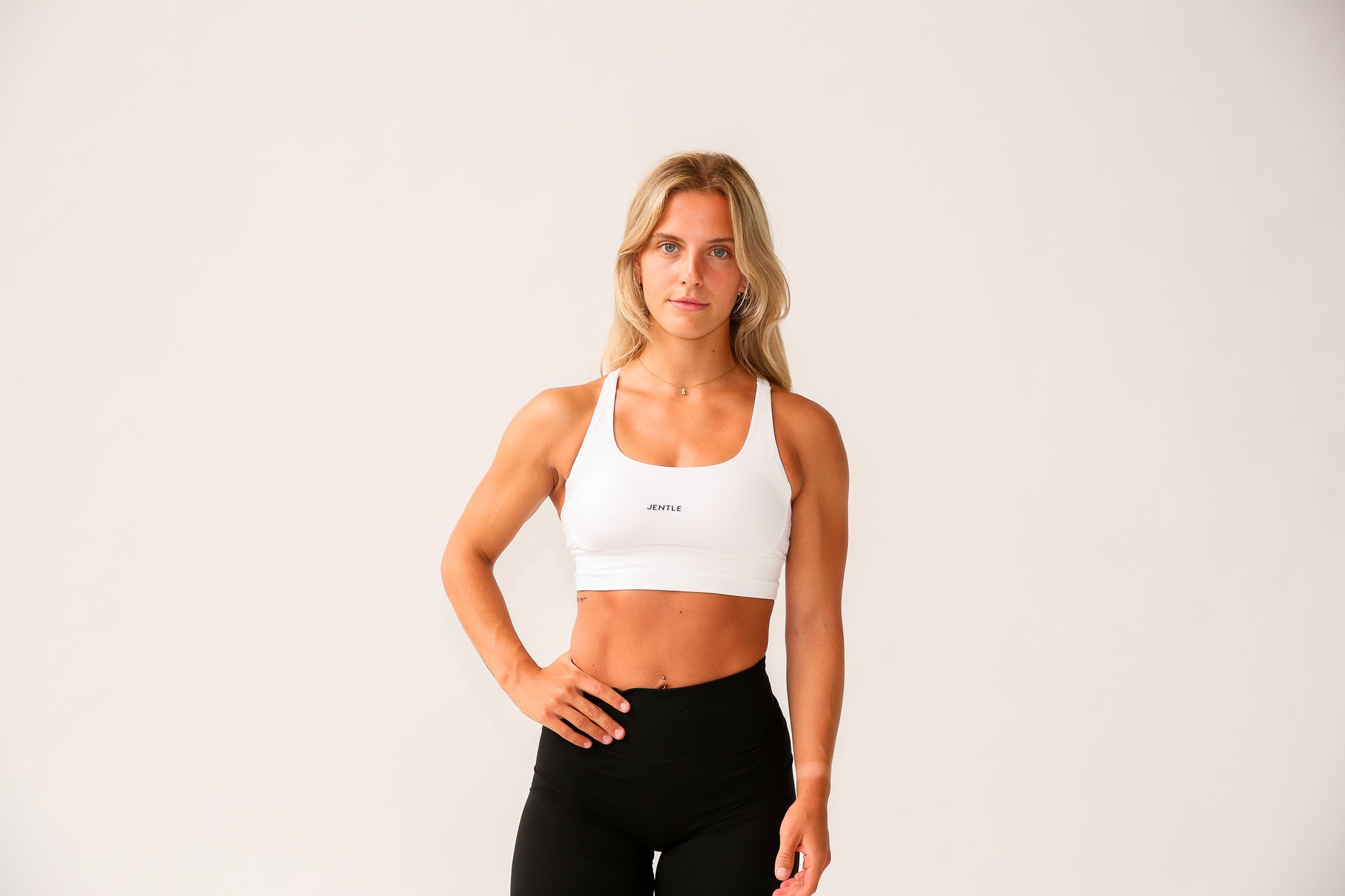 Thrive Active Sports Bra (White)