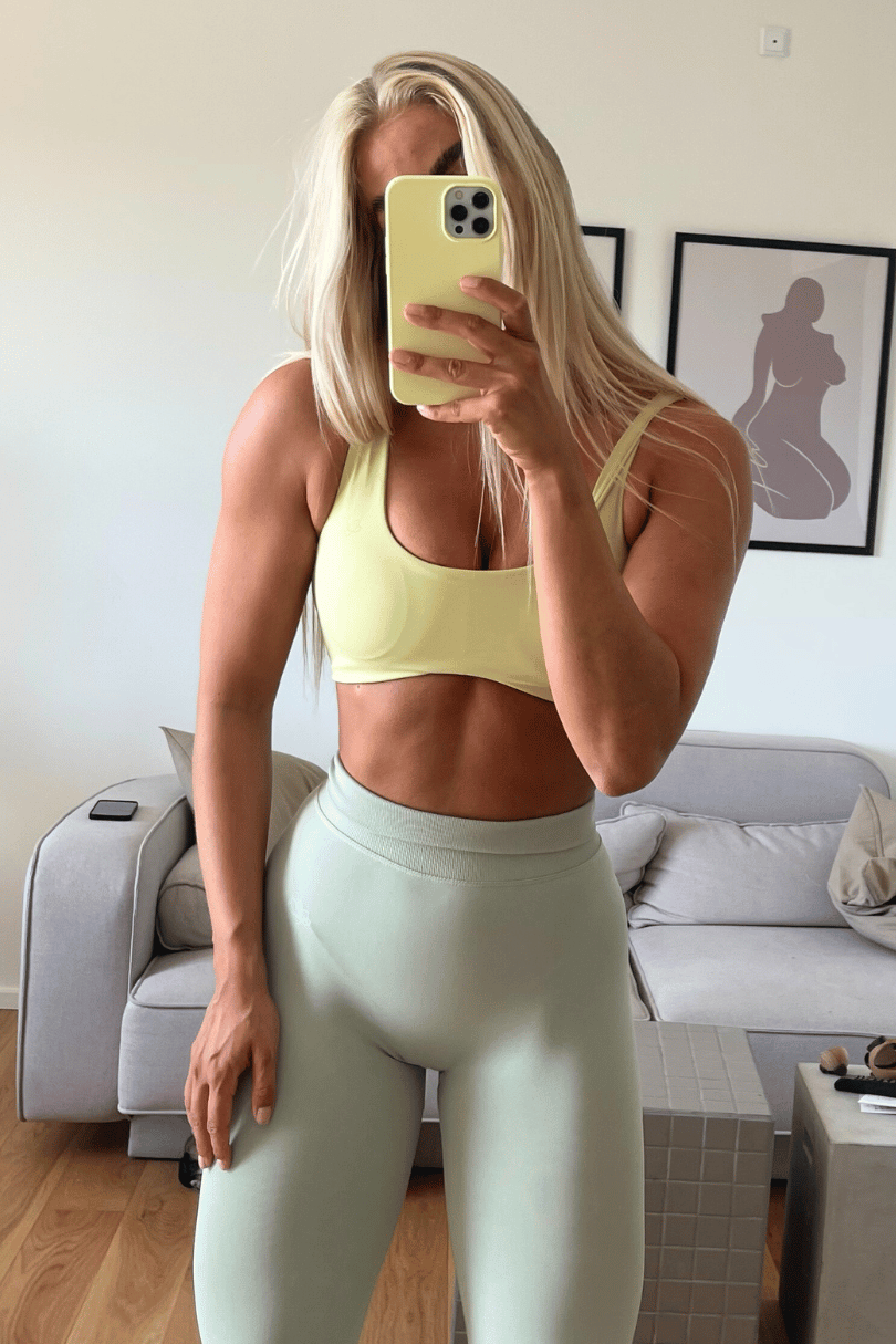 Alba Sports Bra (Yellow)