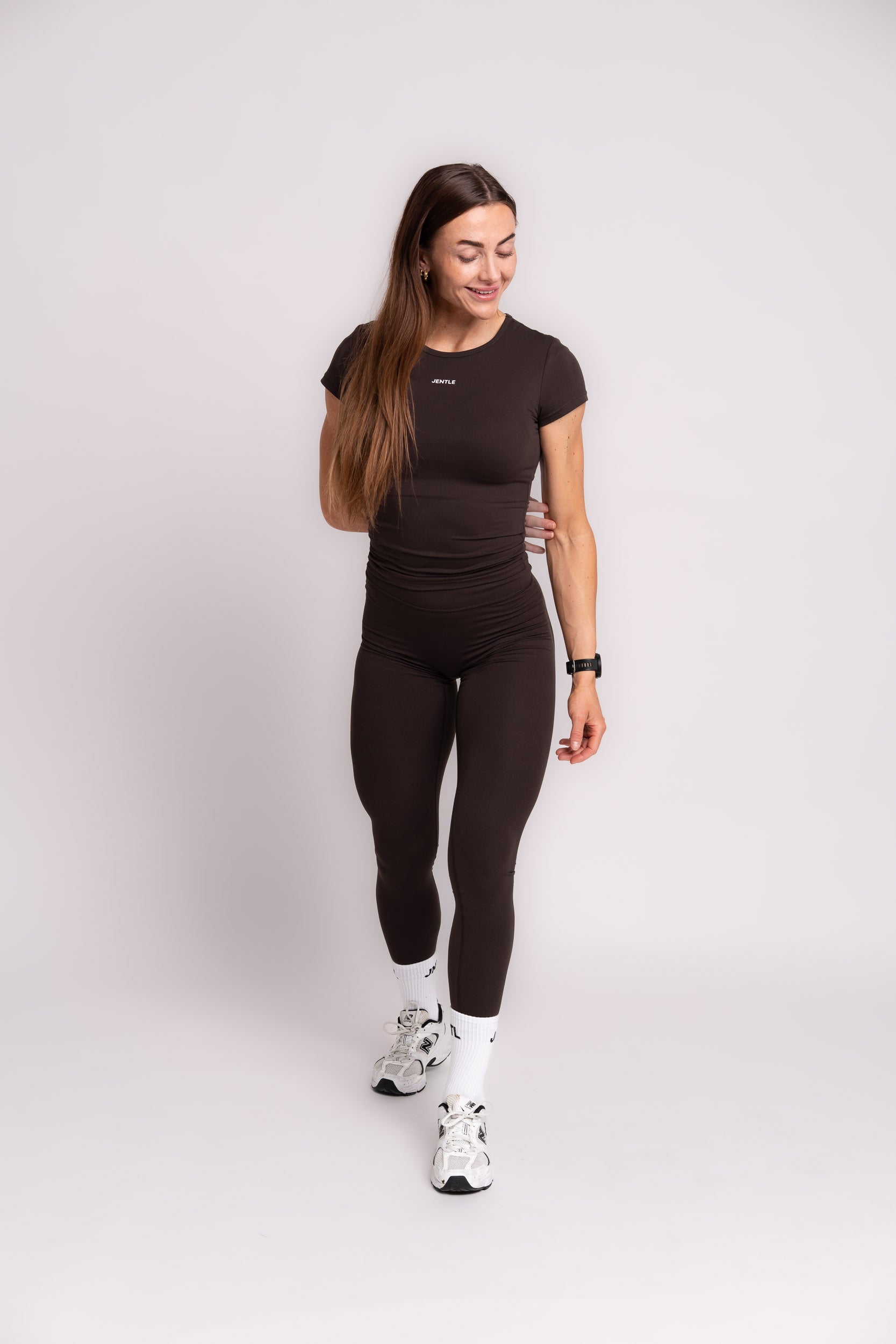 Ease Leggings (Dark Brown)