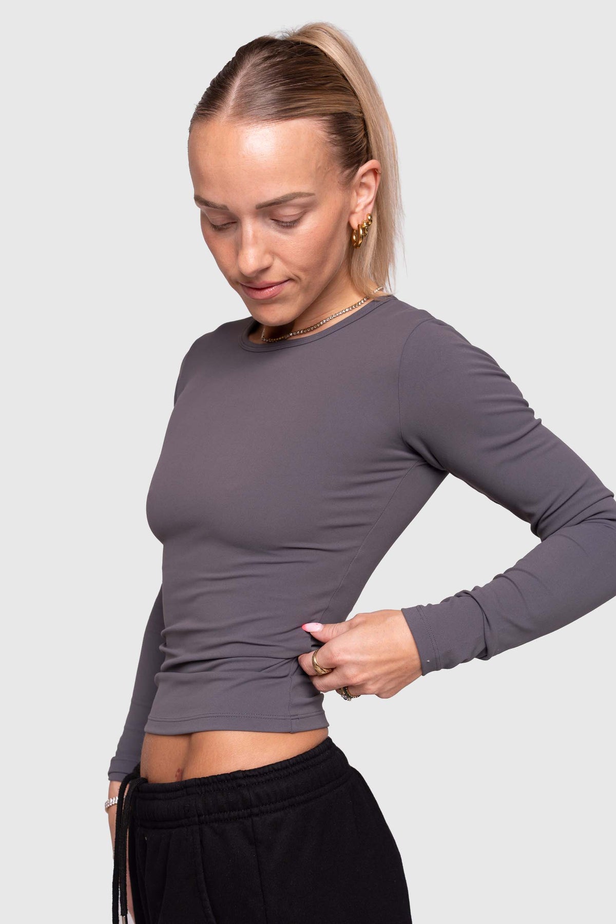 Day Long Sleeve Top (Grey)