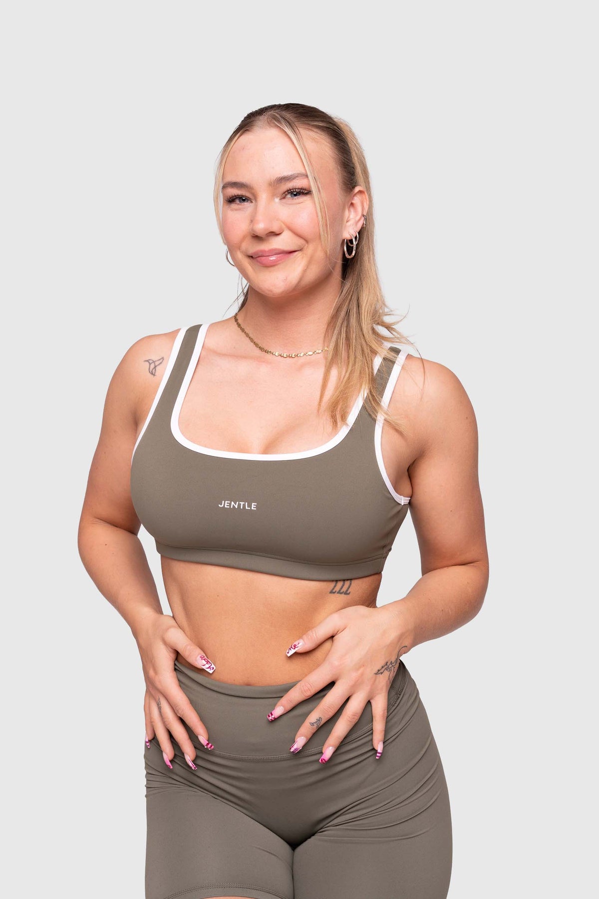 Day Sports Bra (Dusty Olive)