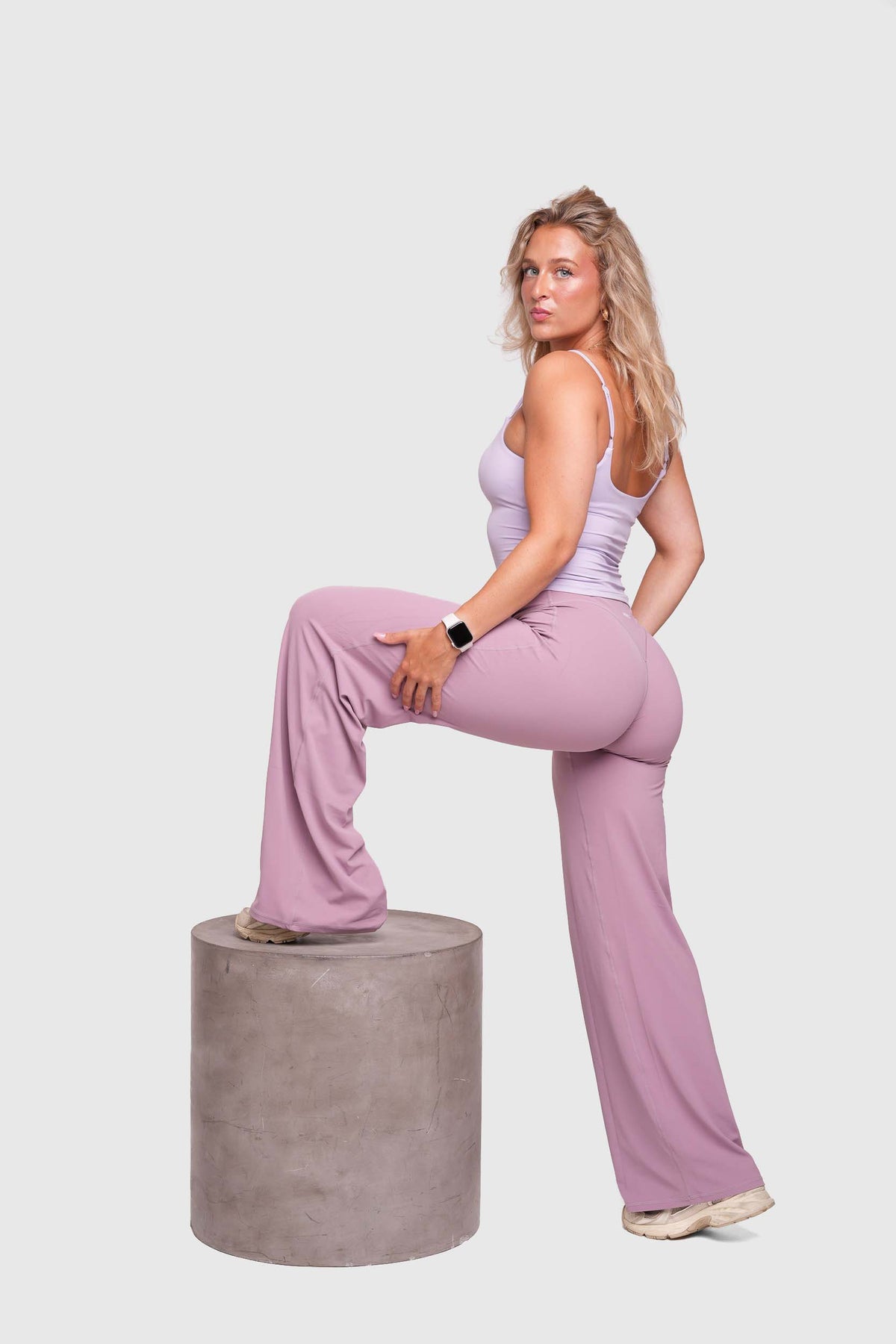 Ease Straight Leg Pants (Dusty Rose)