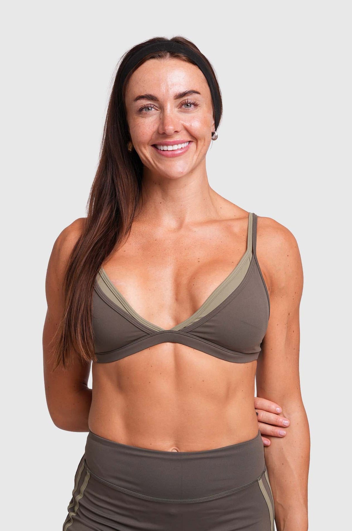 Flow Double Bra Green