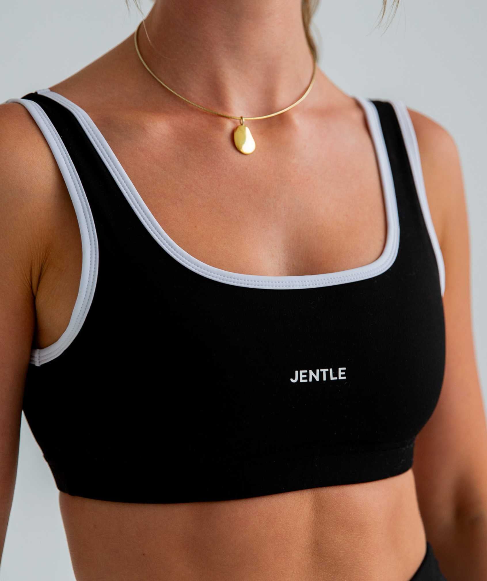 Day Sports Bra (Black/White)
