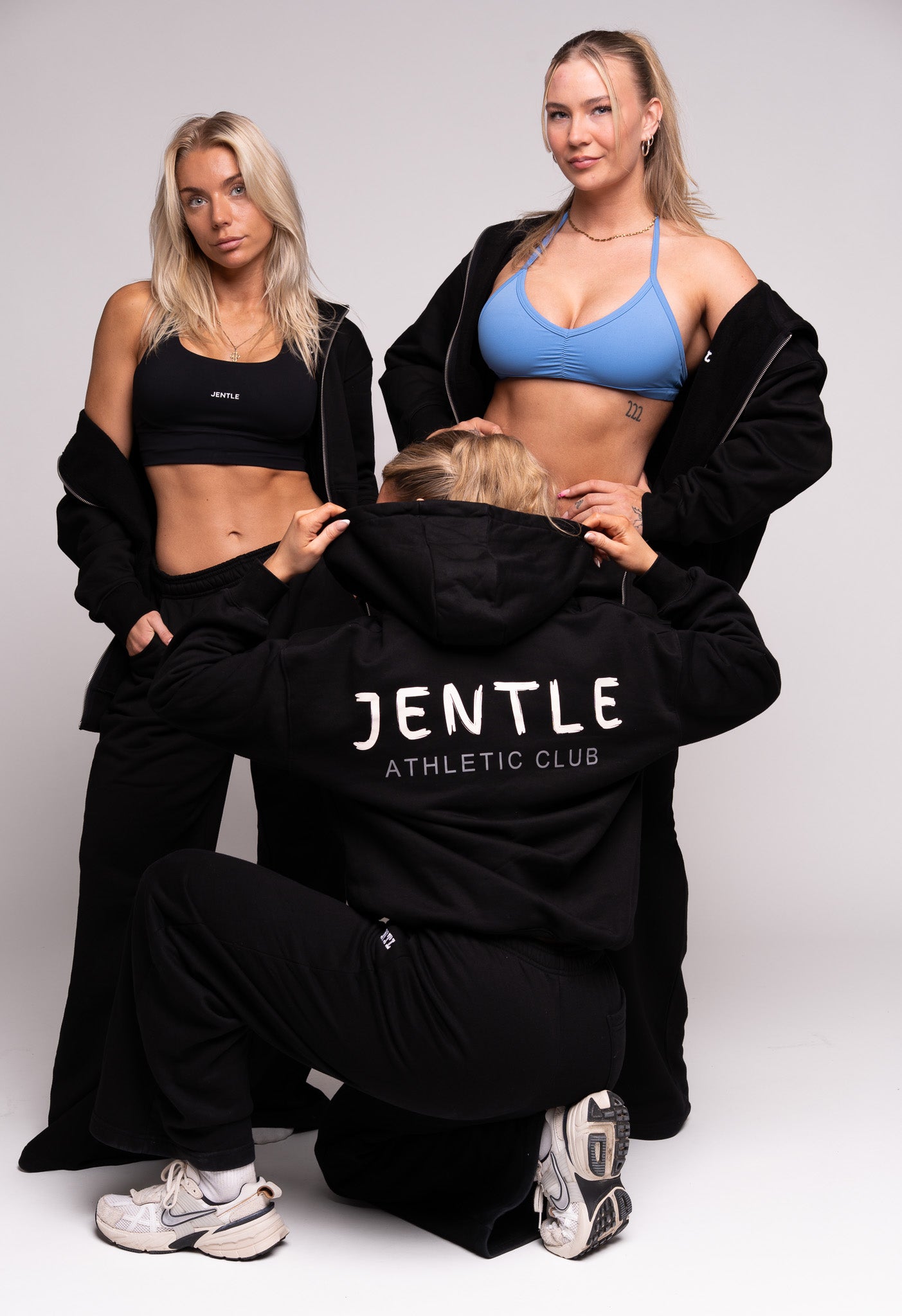 JNTL Oversized Zip Hoodie (Black)