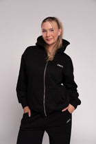 JNTL Oversized Zip Hoodie (Black)