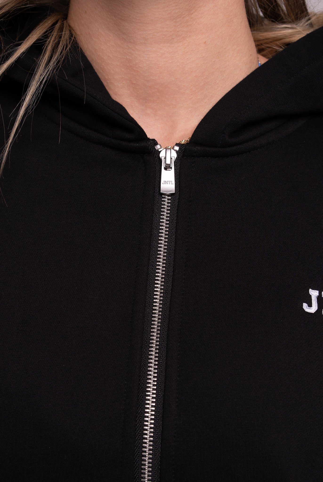 JNTL Oversized Zip Hoodie (Black)