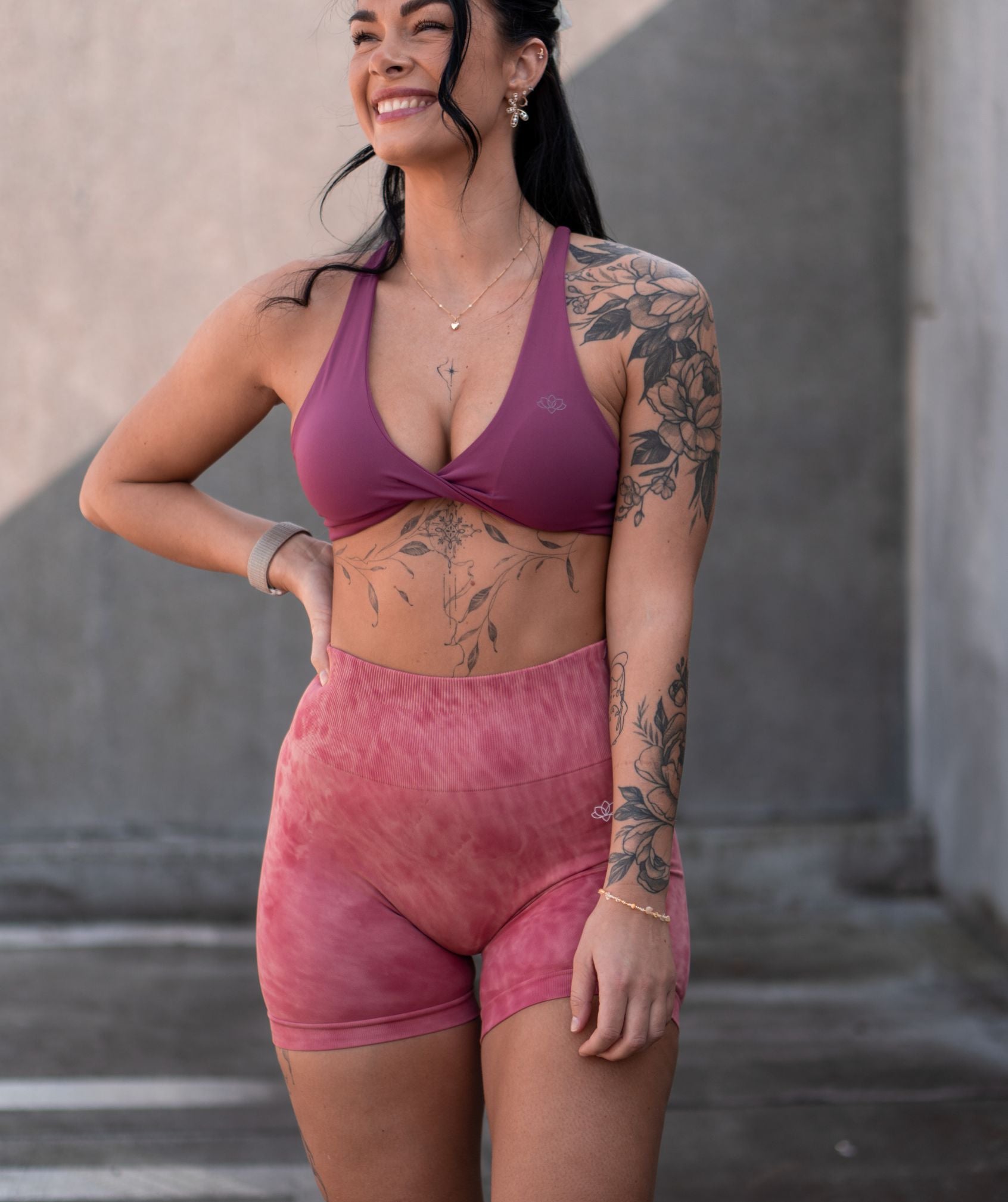 Marble Shorts (Red)