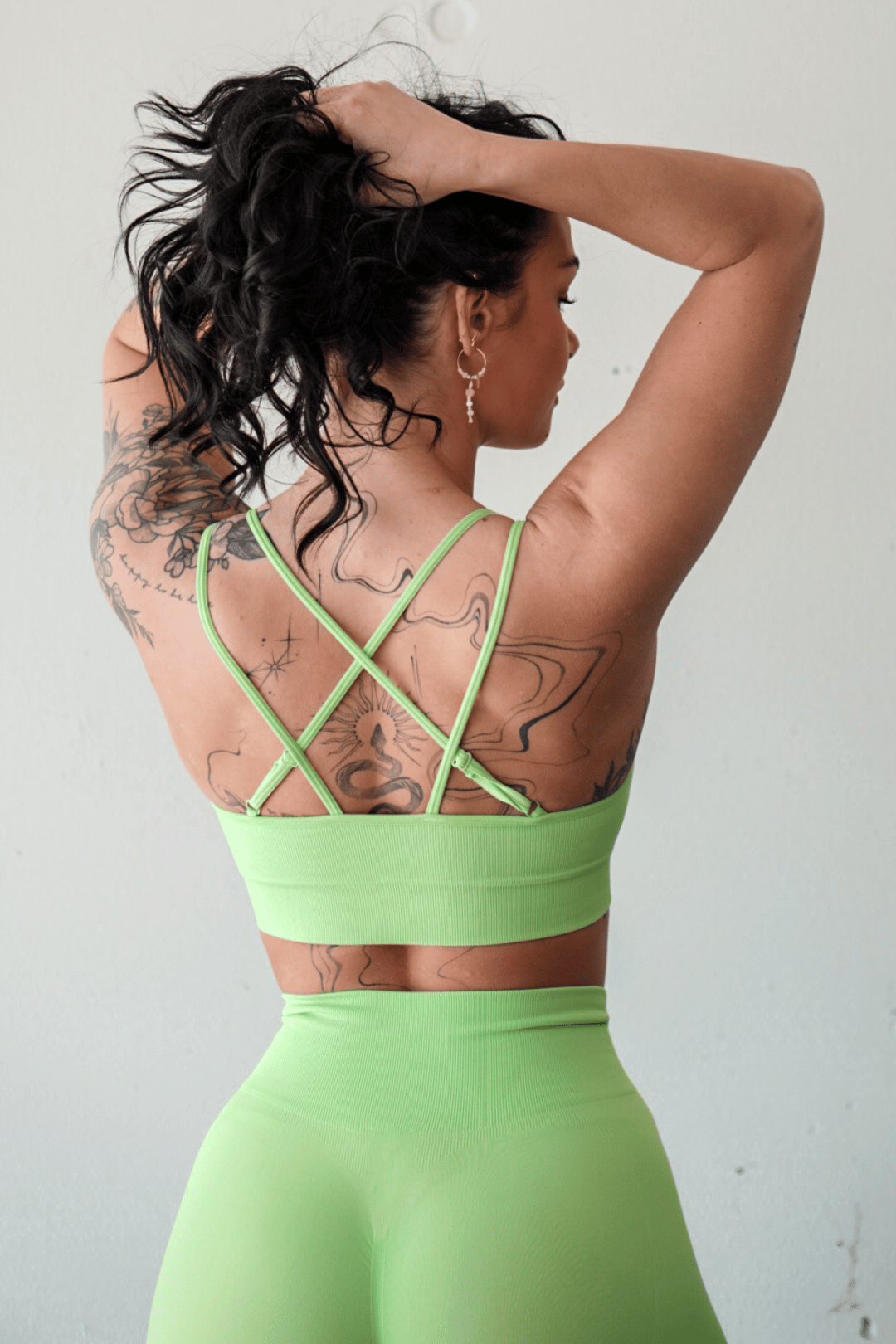 Jentle - Power Sports Bra (Green)