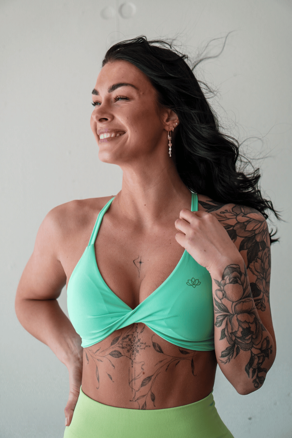 Jentle - Skylar Sports Bra (Green)