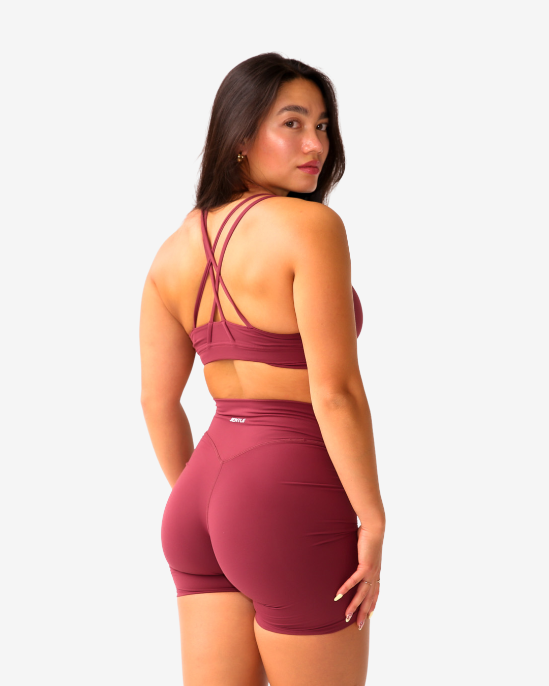 Thrive Active Sports Bra (Bordeaux)