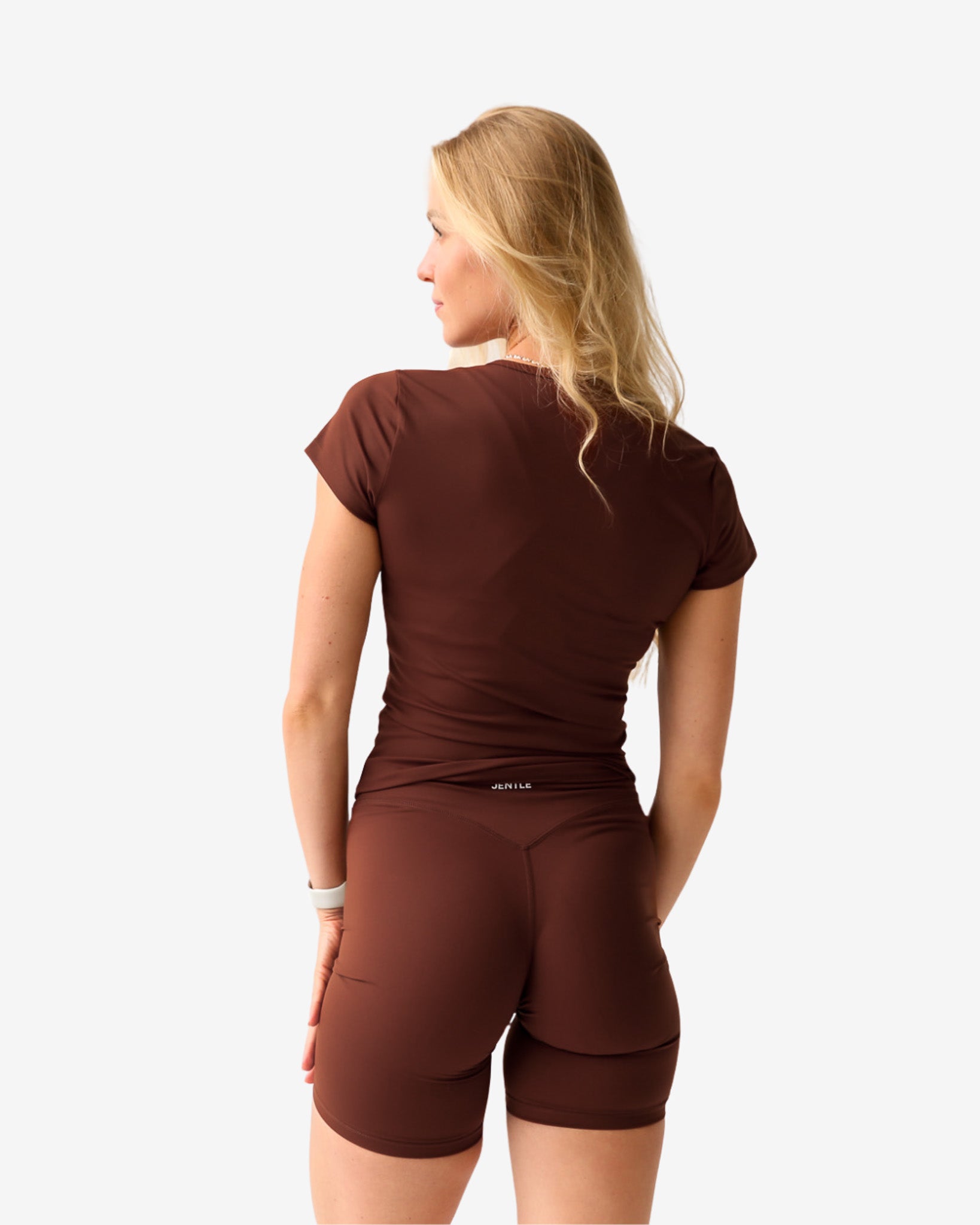 Thrive V-Cut Shorts (Brown)