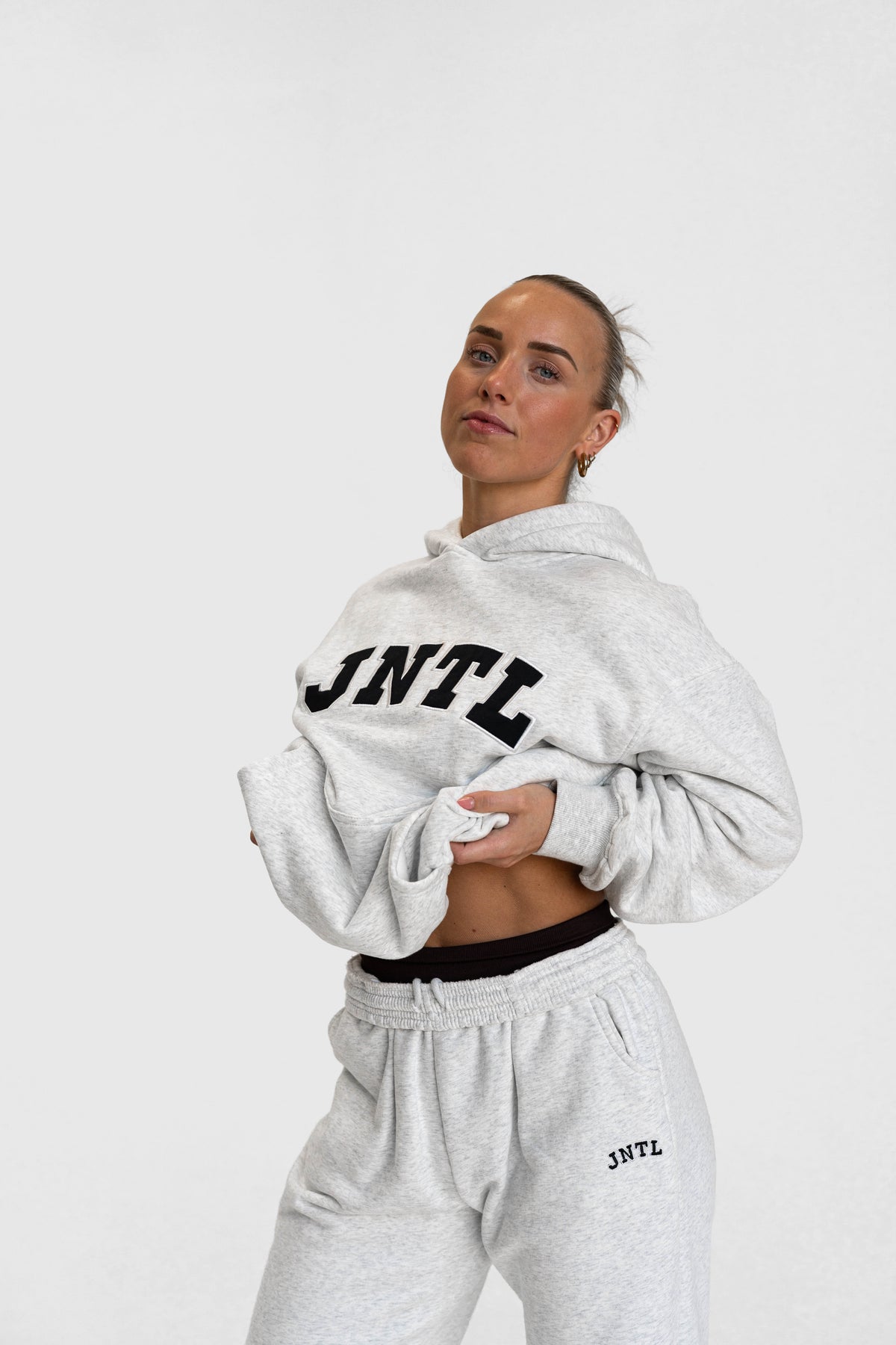 JNTL Oversized Hoodie (Light Grey)