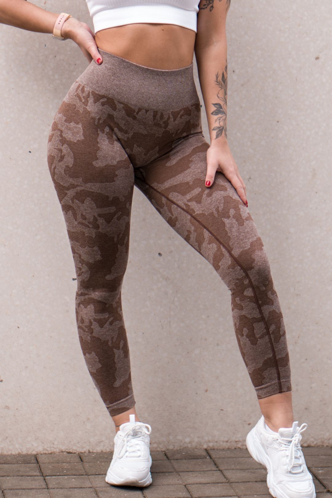 Camo Leggings (Brown)