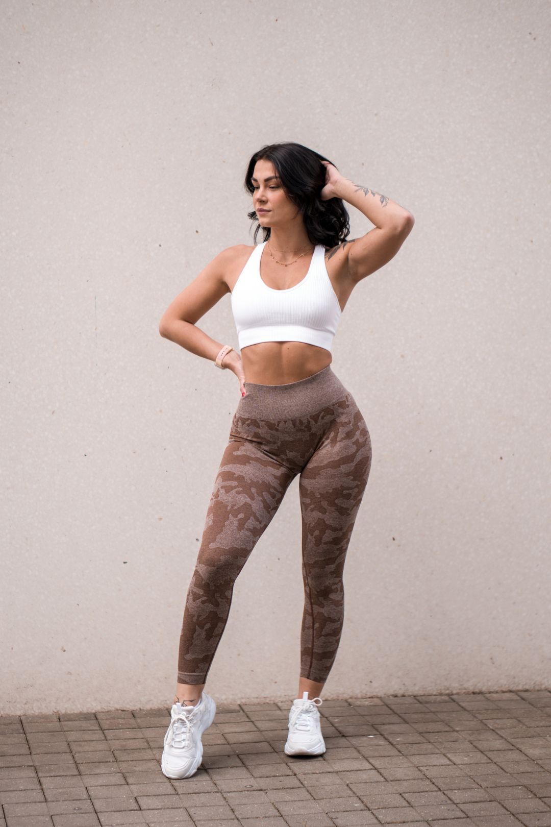 Camo Leggings (Brown)