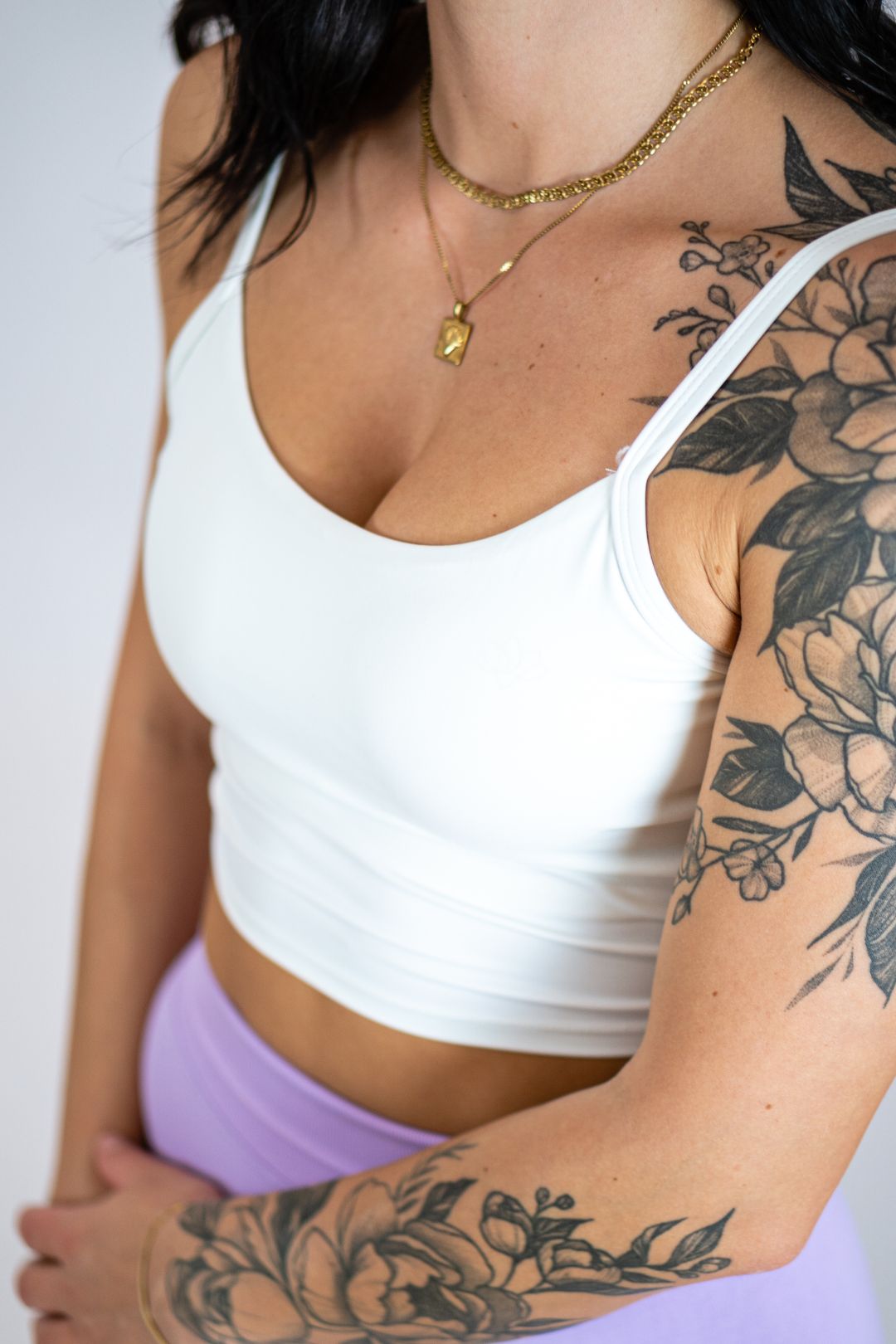 Jentle - Seek Sports Bra (White)