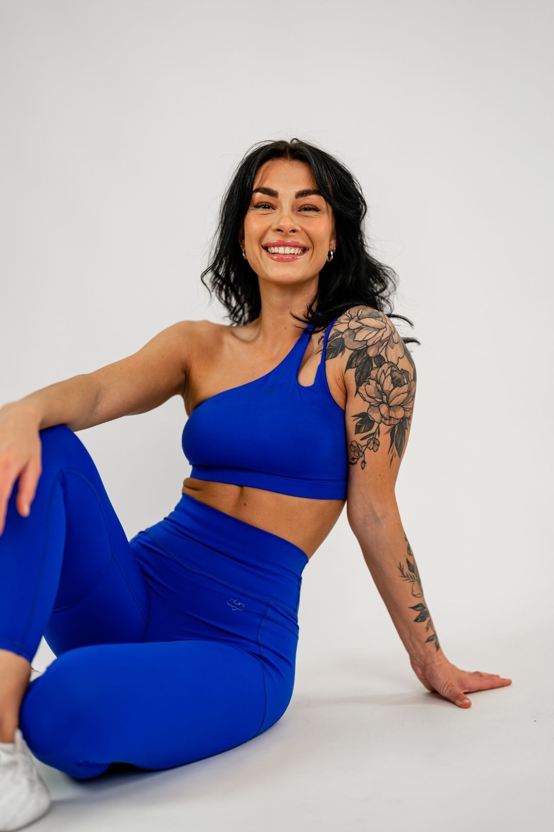 Jentle - Sola One Shoulder Bra (Dark Blue)