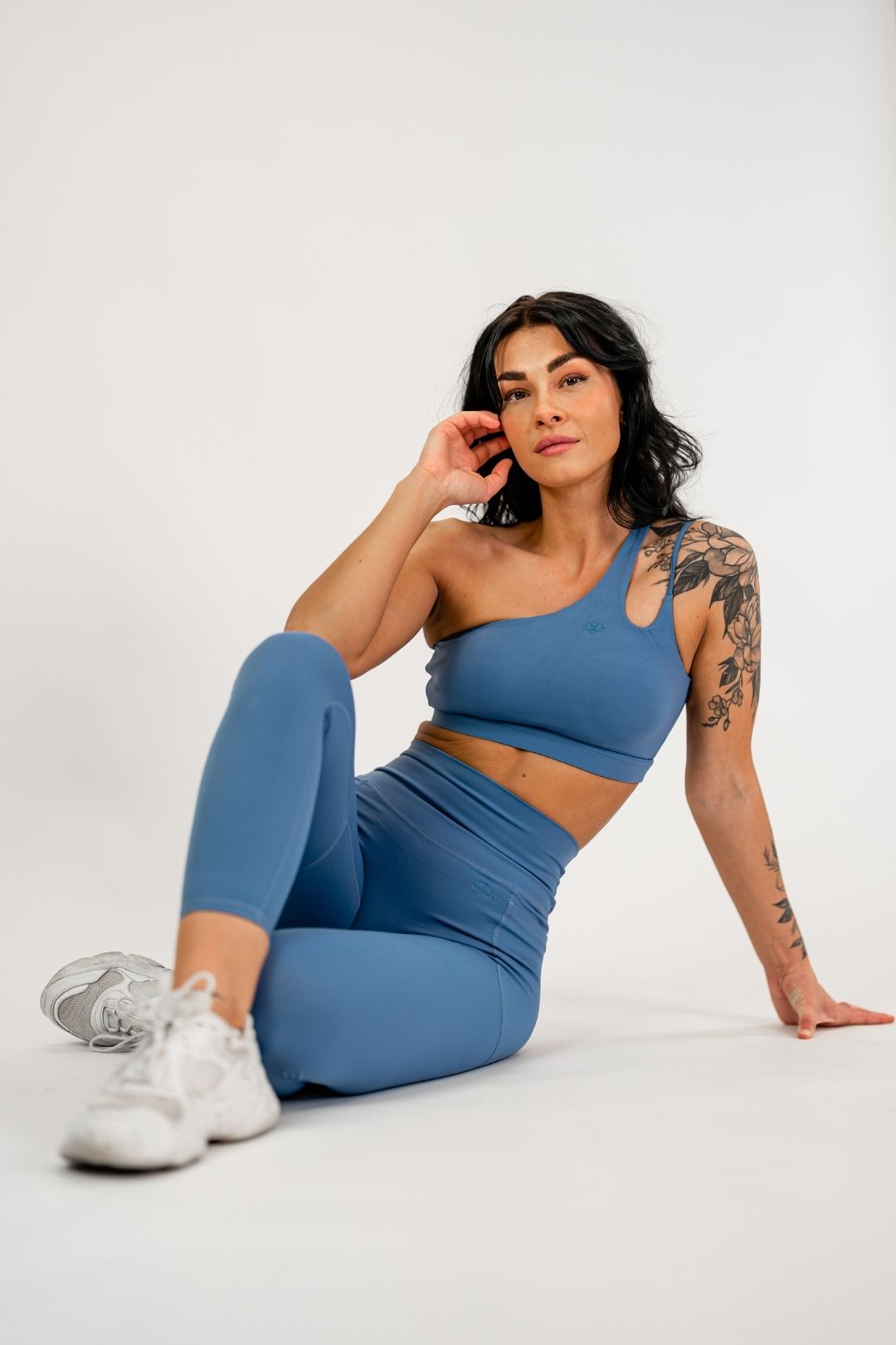 Jentle - Sola Pocket Leggings (Blue)