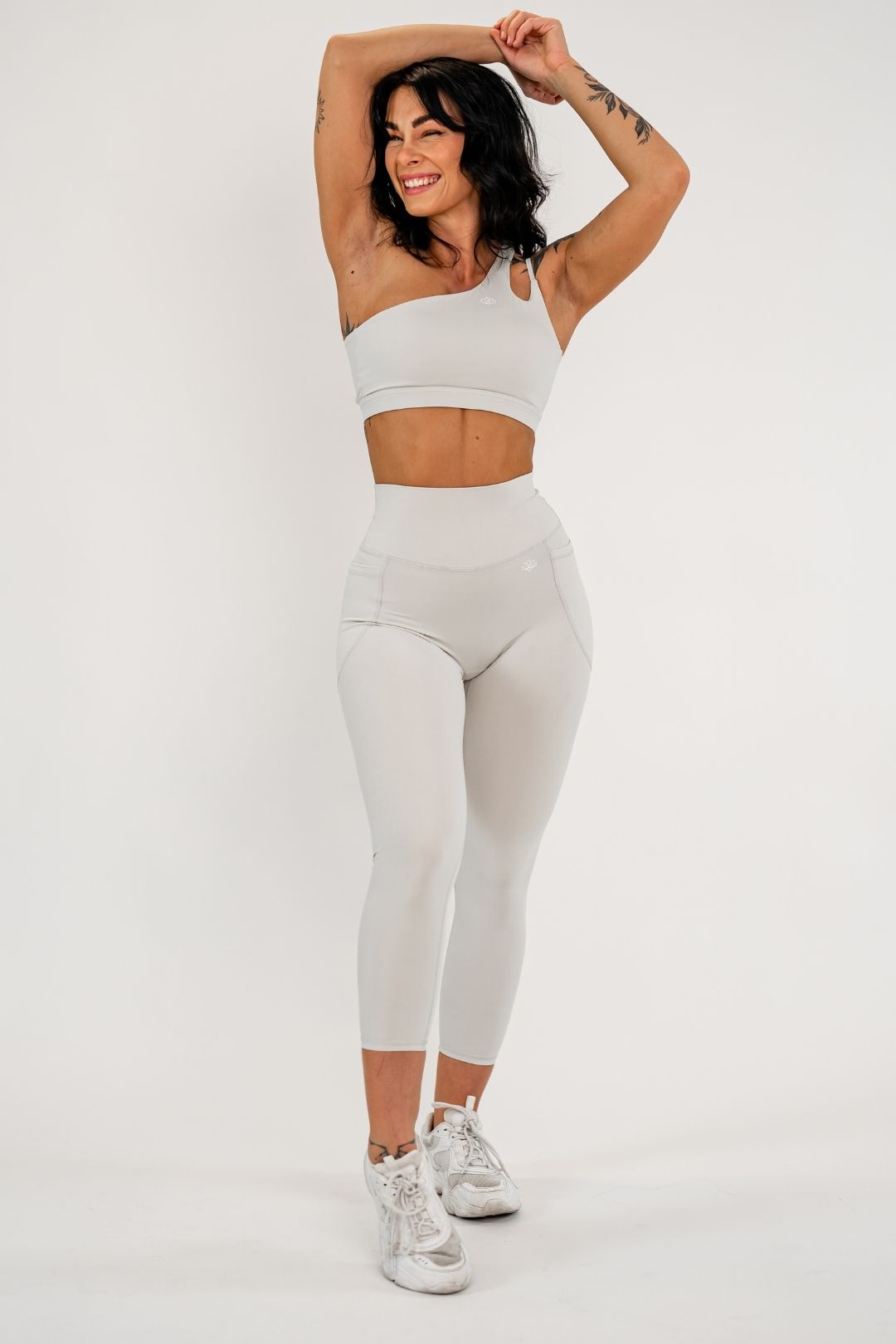 Jentle - Sola Pocket Leggings (Beige)