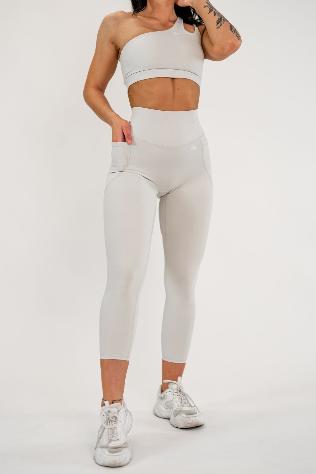 Jentle - Sola Pocket Leggings (Beige)
