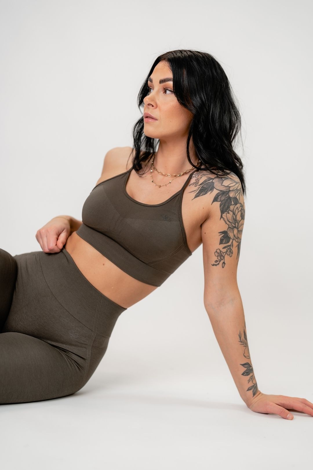 Jentle - Saga Sports Bra (Brown)