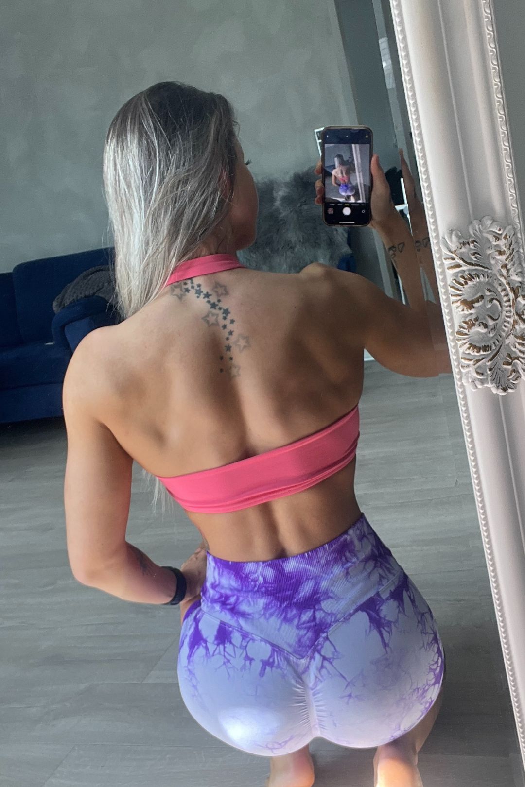 Jentle - Elara Halterneck Sports Bra (Pink)