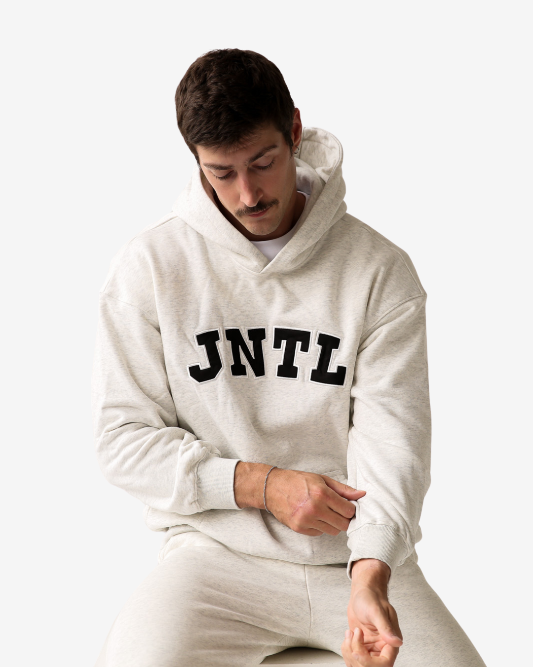JNTL Oversized Hoodie (Light Grey)