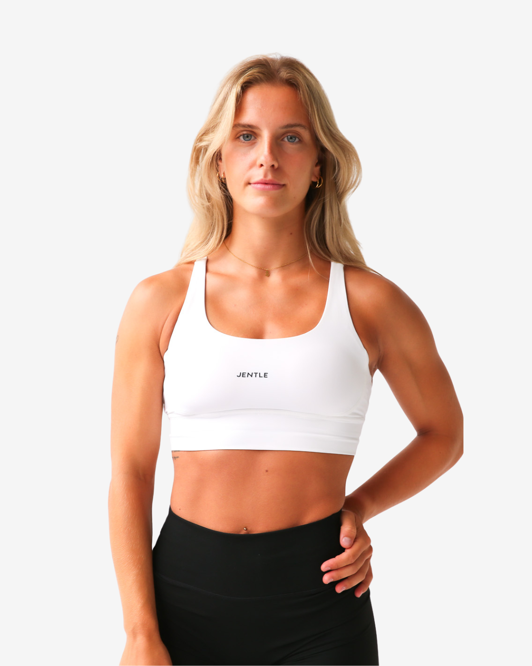 Thrive Active Sports Bra (White)