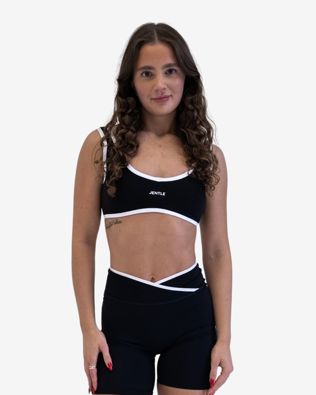 Day V-Cut Line Shorts (Black)