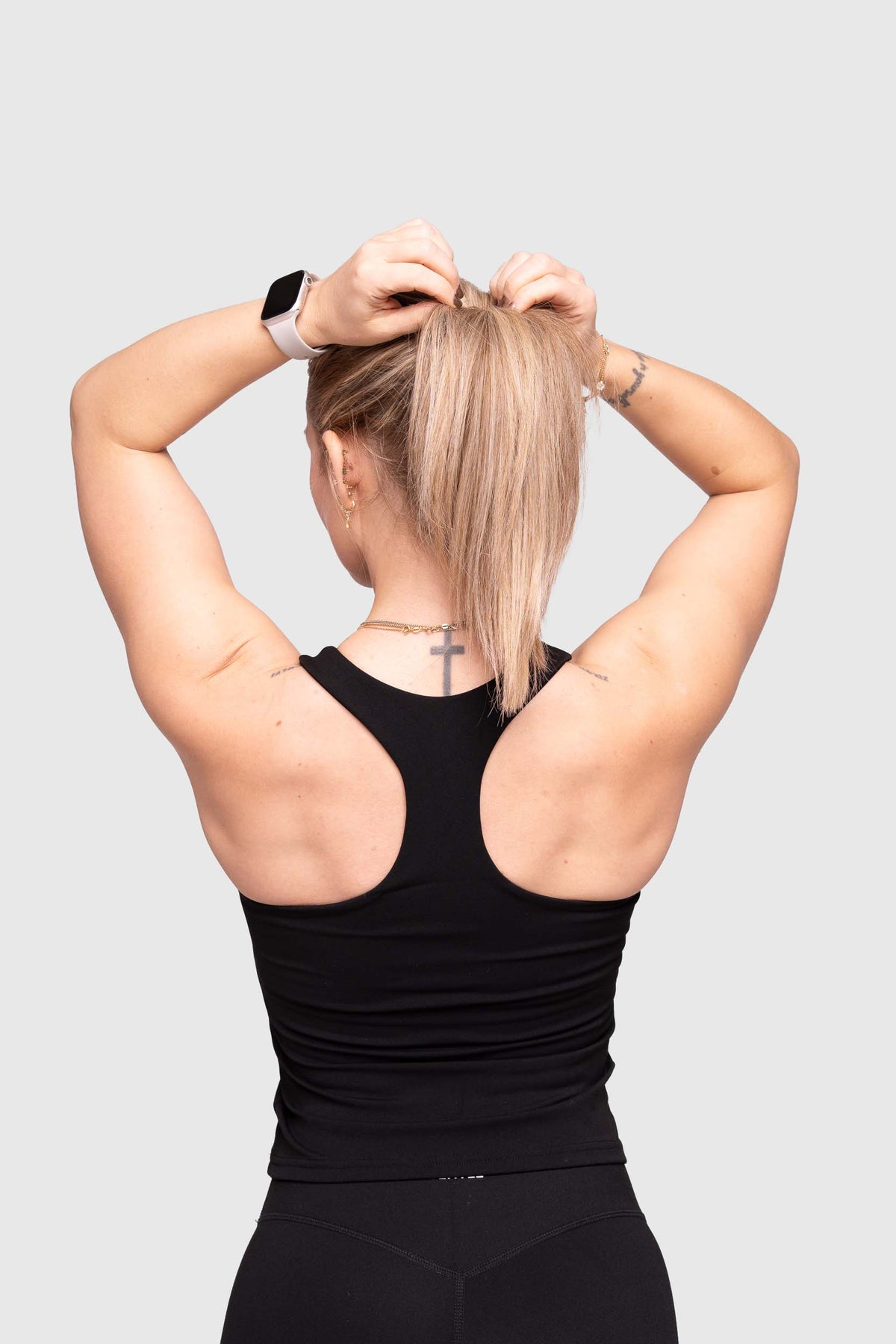 Day Racerback Tennis Tank Top (Black)
