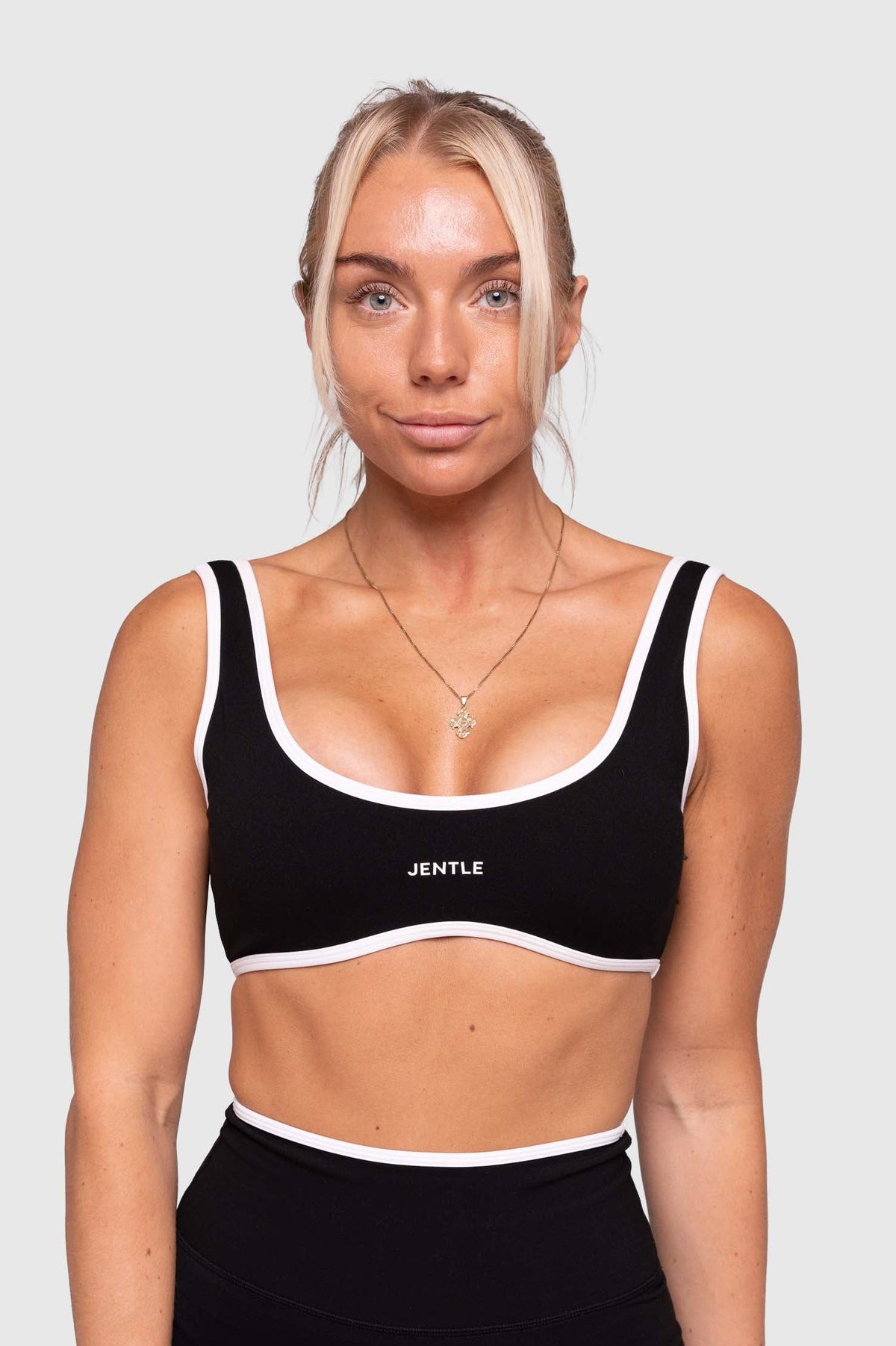 Day Double Line Sports Bra (Black)