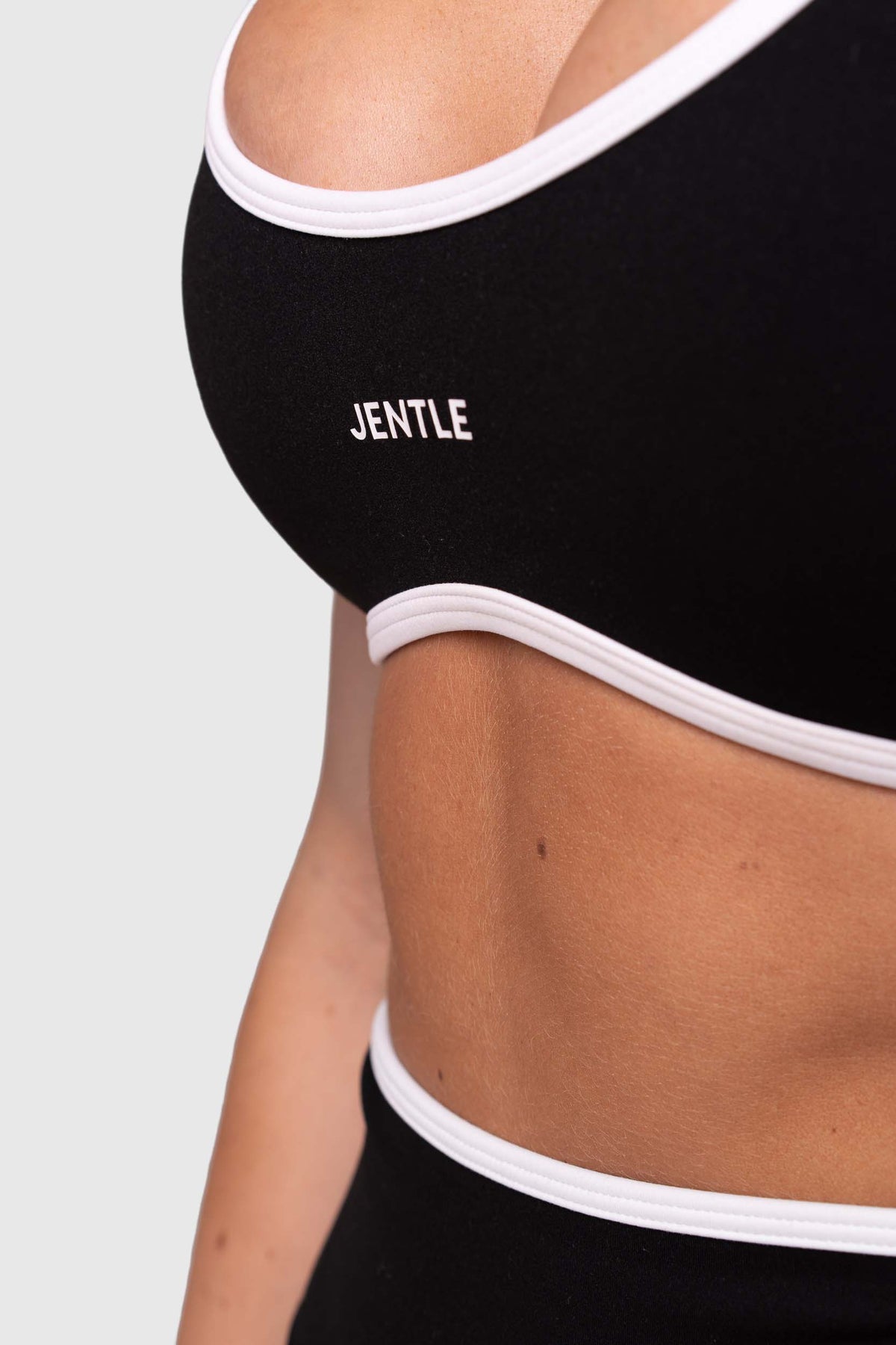 Day Double Line Sports Bra (Black)