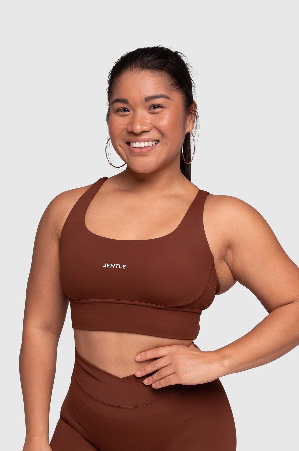 Thrive Active Sports Bra (Brown)