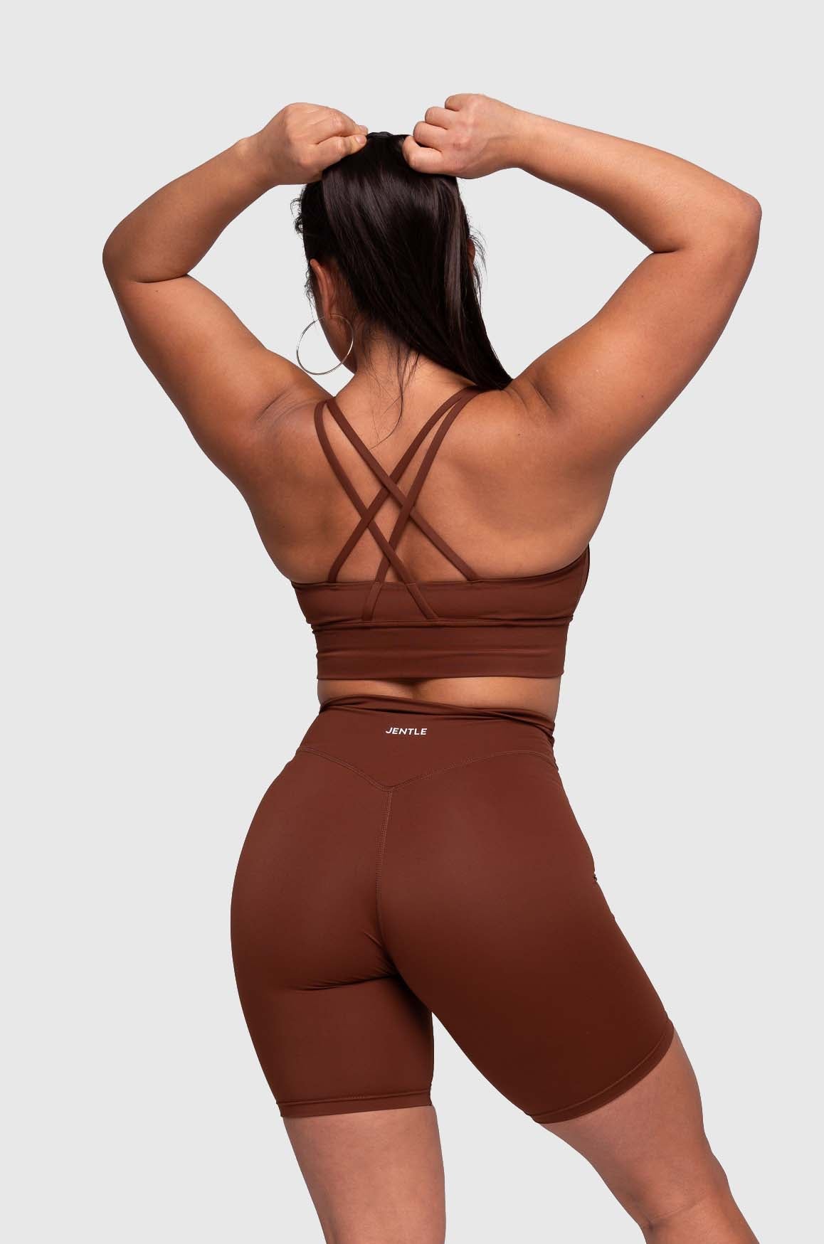 Thrive Active Sports Bra (Brown)