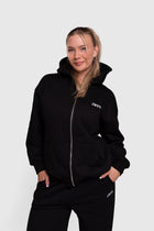 JNTL Oversized Zip Hoodie (Black)