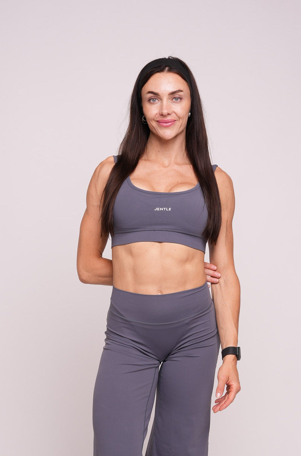 Ease Performance Sports Bra (Dark Grey)