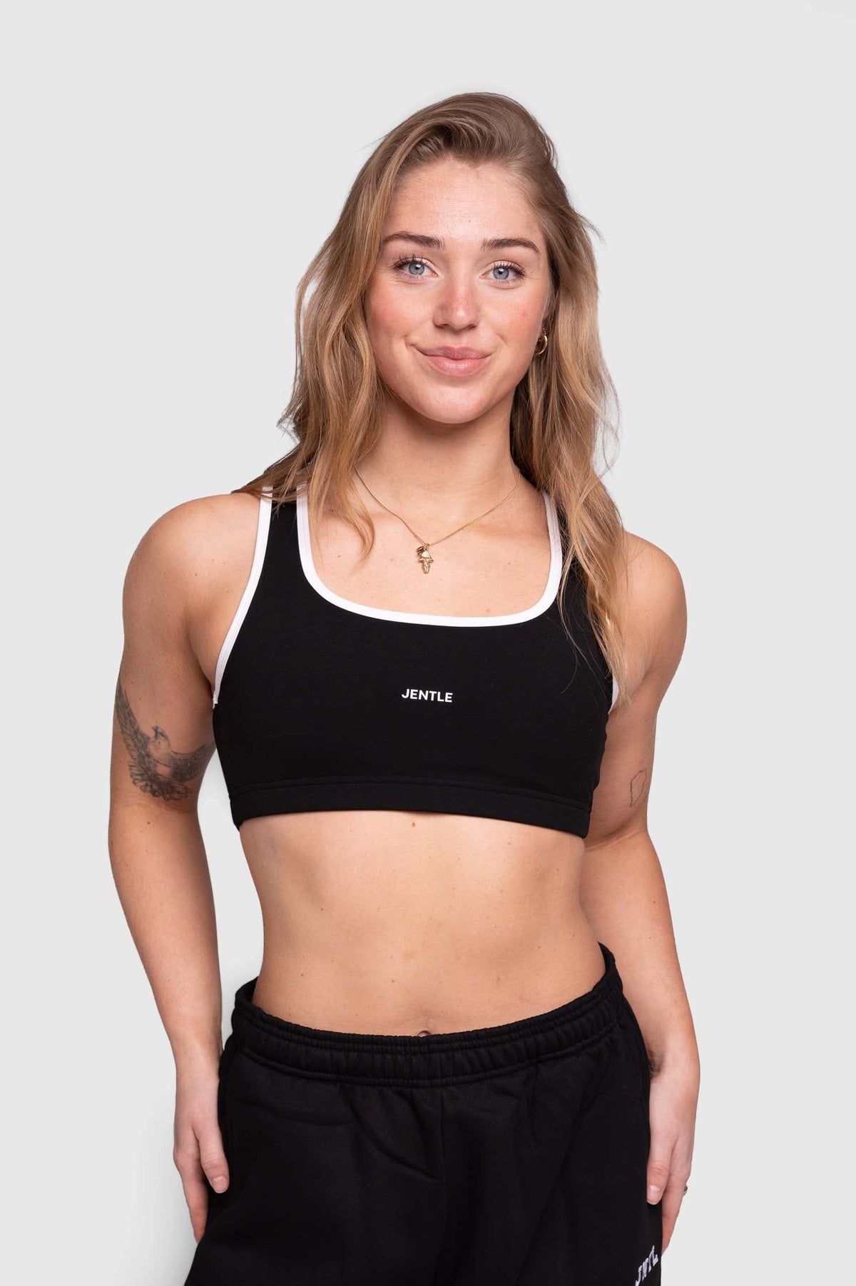 Day Sports Bra (Black/White)