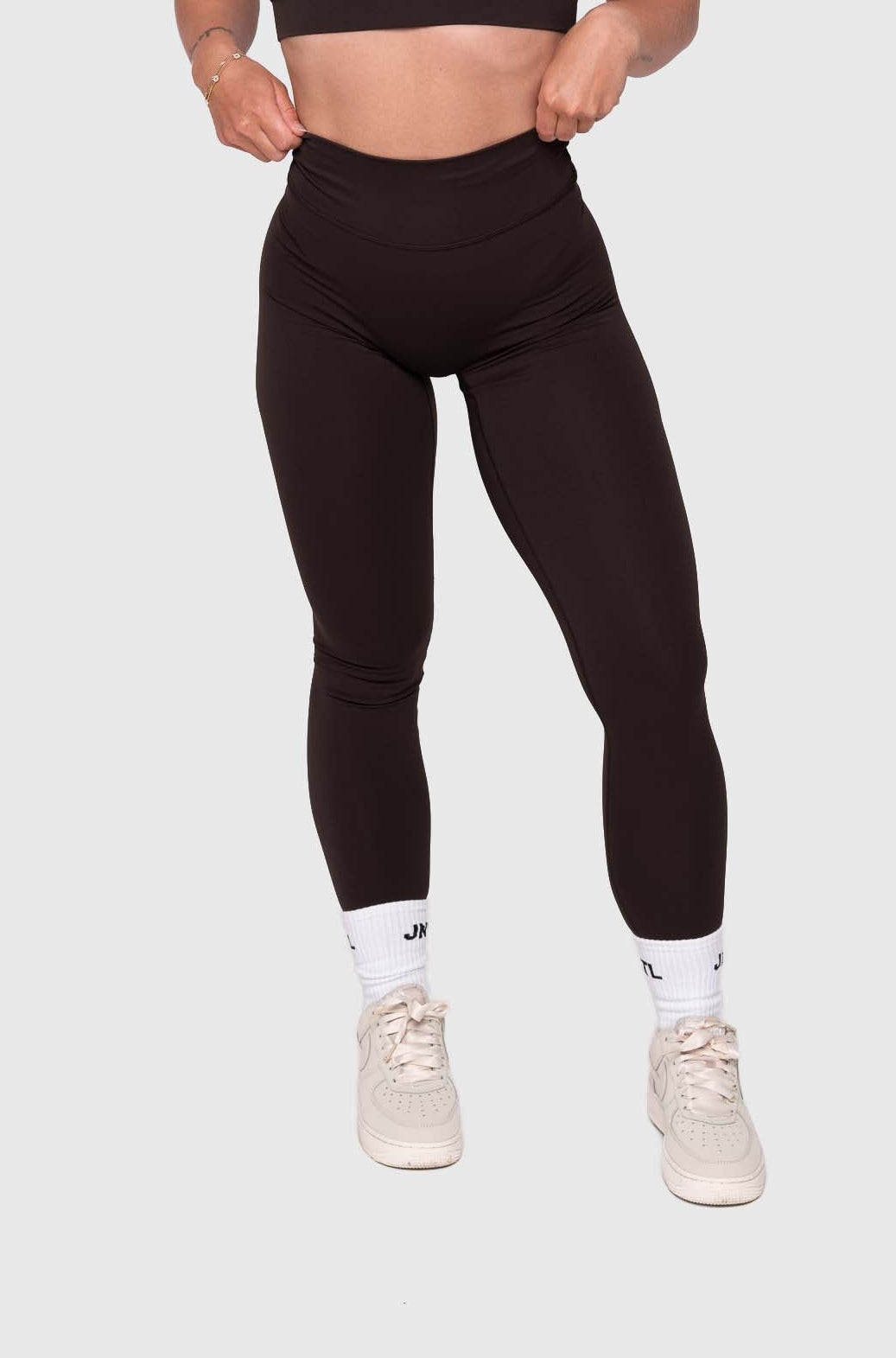 Ease  Leggings (Dark Brown)