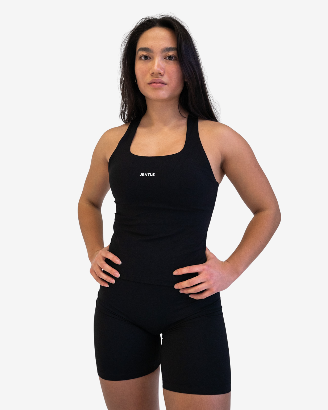 Day Racerback Tennis Tank Top (Black)
