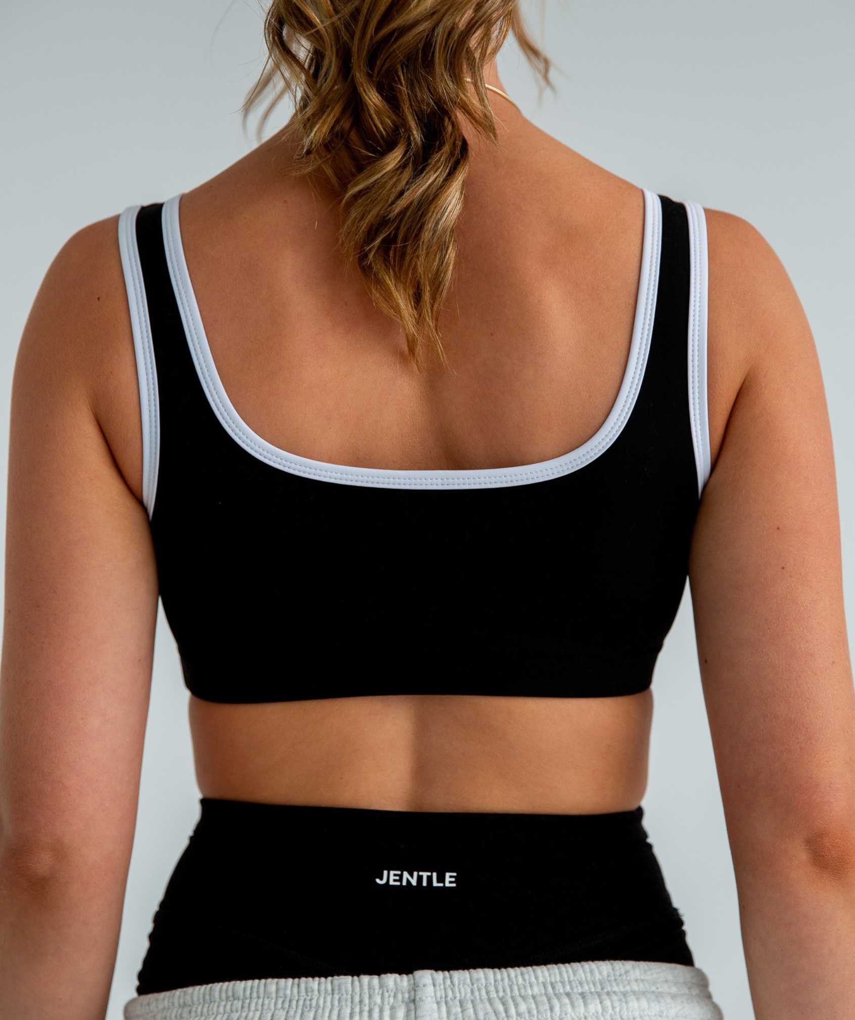 Day Sports Bra (Black/White)
