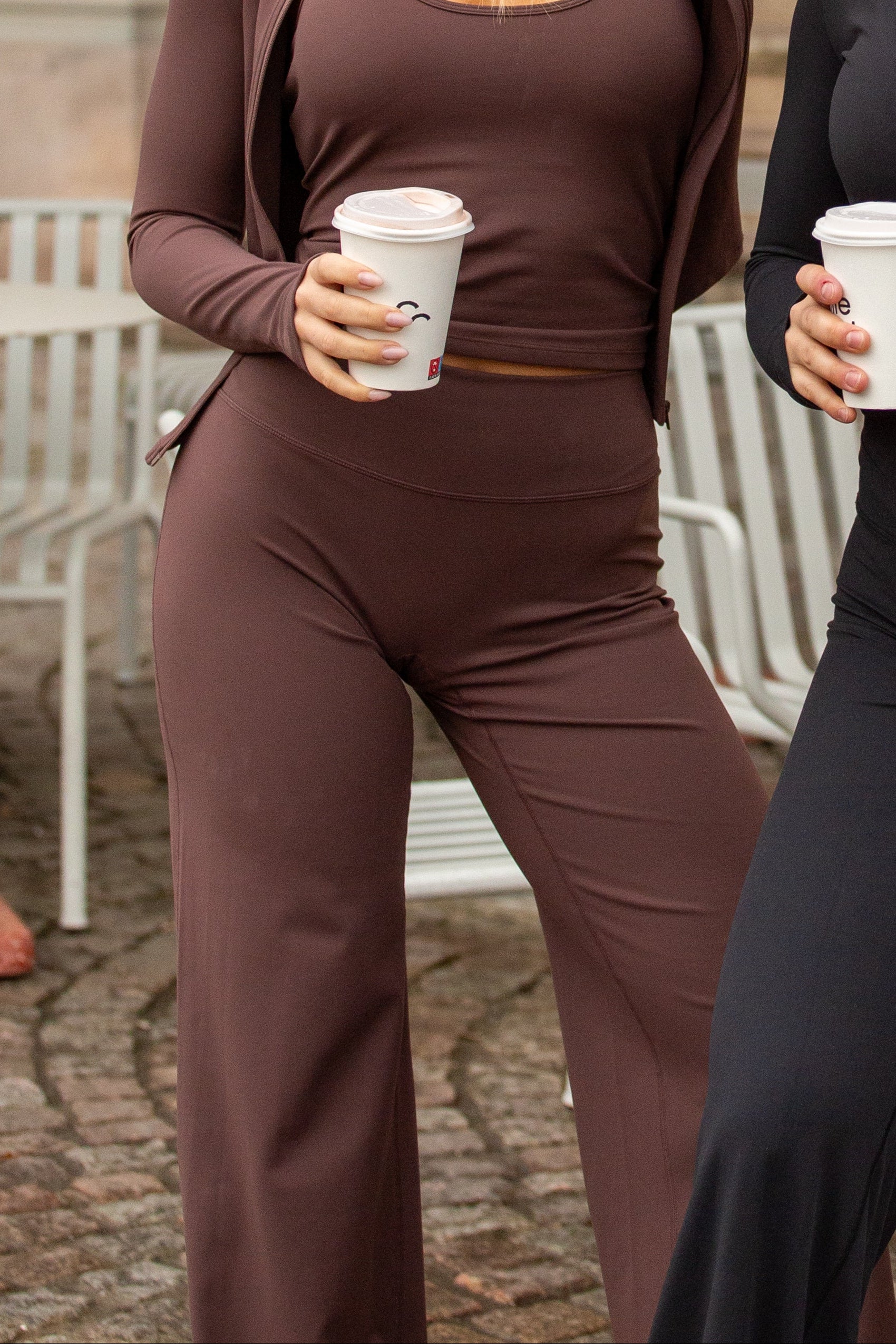 PRESALE - Ease x Amalie Vad - Straight Leg Pants (Coffee Brown)