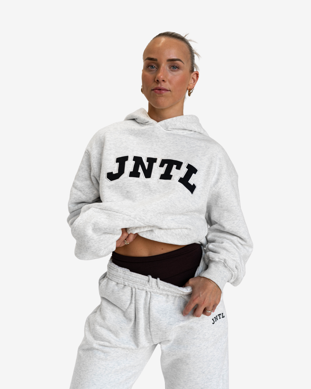 JNTL Oversized Hoodie (Light Grey)