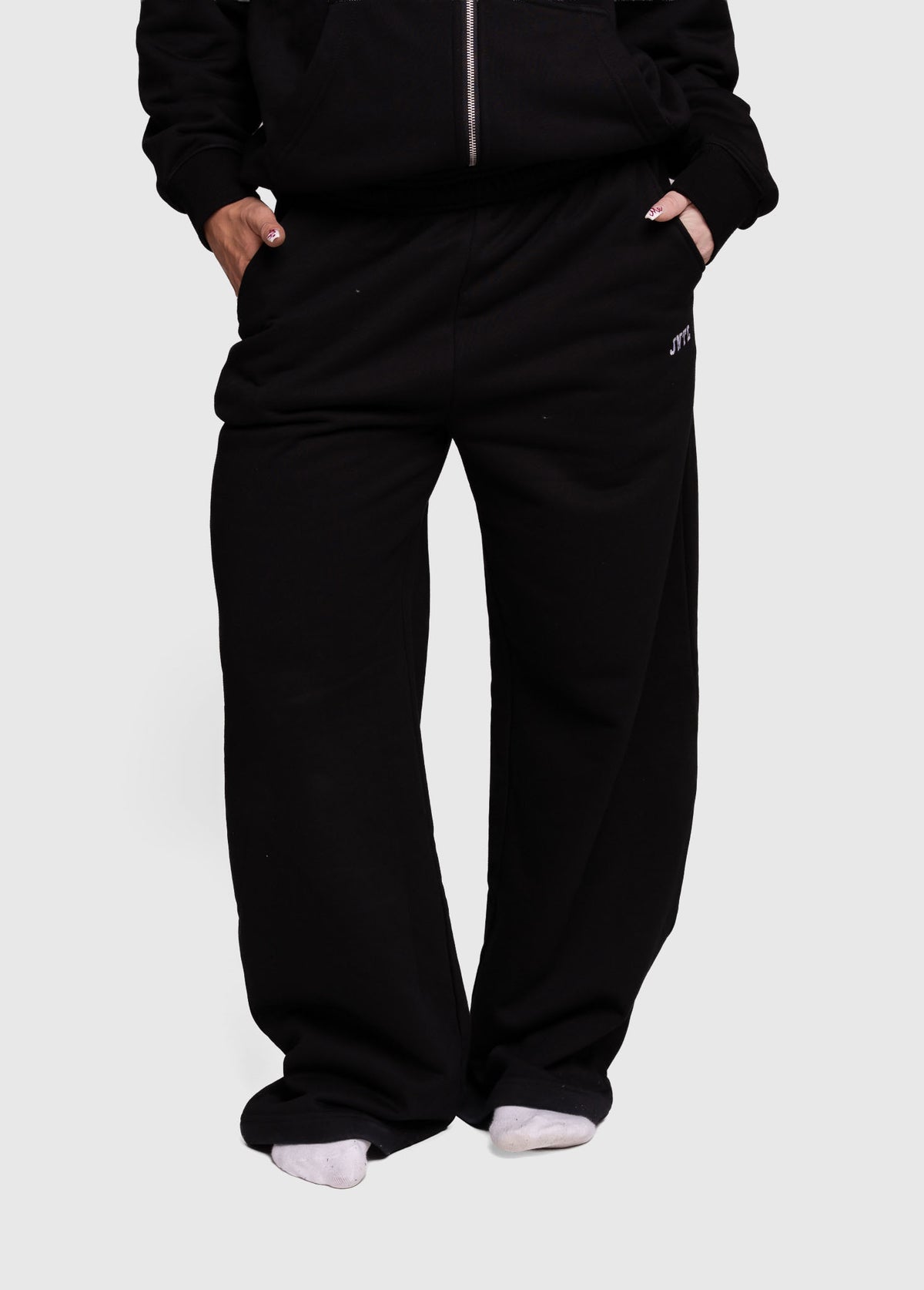 JNTL Straight Leg Sweatpants (Black)