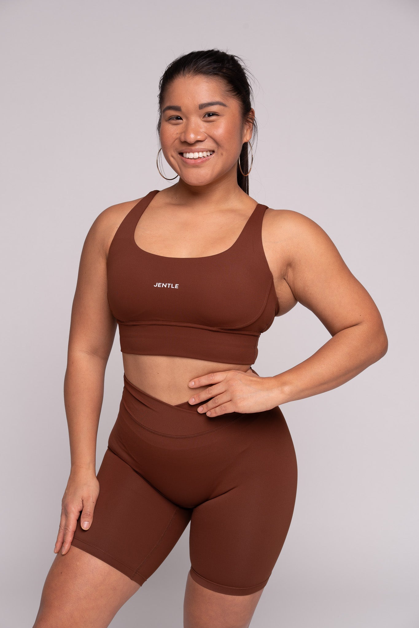 Thrive Active Sports Bra (Brown)

