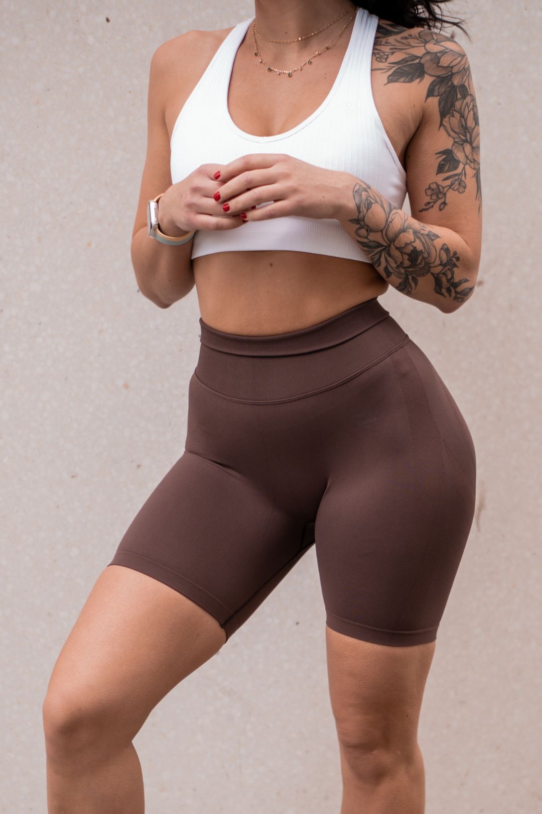 Energy Scrunch Shorts (Brown)